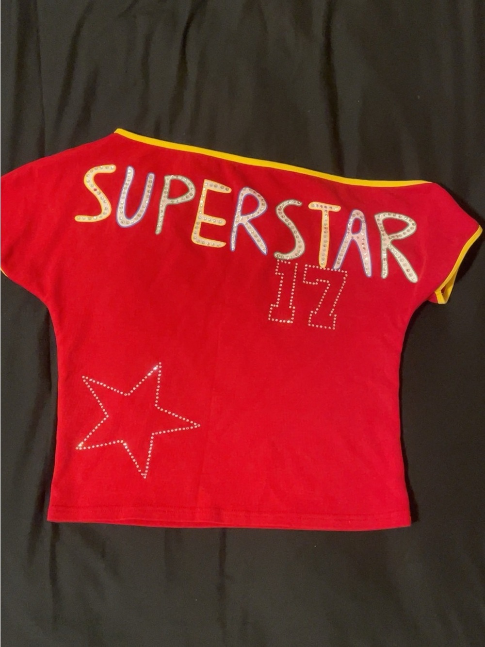 Authentic With Jéan red ‘Superstar 17’ baby tee